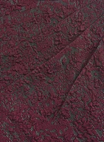 Robe métallique en jacquard
