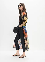 Linen-Blend Capris