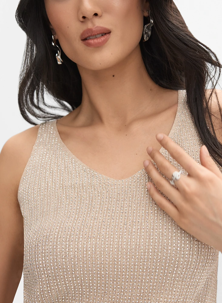 Joseph Ribkoff - Embellished Knit Tank Top