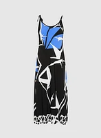 Robe de nuit à motif abstrait