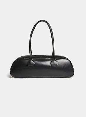 Vegan Leather Baguette Bag