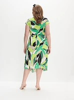 Joseph Ribkoff - Leaf Print Dress