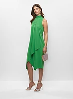 Robe à ourlet asymétrique