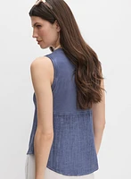 Stretch Cotton Tank Top