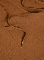 Pantalon large effet tulipe