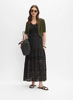 Pointelle Knit Bolero