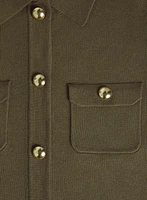 Polo boutonné en tricot