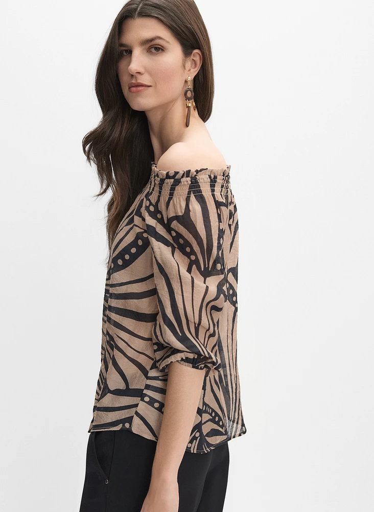 Off-The-Shoulder Blouse