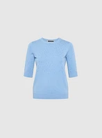 Stud Embellished Pullover Sweater