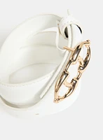 Ceinture à boucle en anneaux