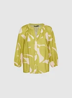 Blouse à motif abstrait