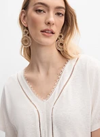 Crochet Trim Top