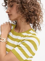 Stripe Knit Pullover
