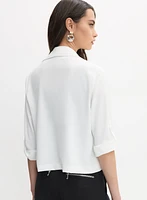 Joseph Ribkoff - Open Cropped Blazer