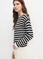 Stripe Knit Pullover