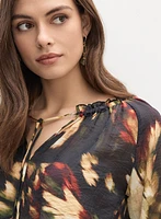 Blouse à motif abstrait