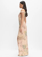 Adrianna Papell - Metallic Floral Dress