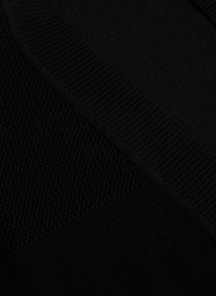 Boléro Essentiels en tricot ajouré