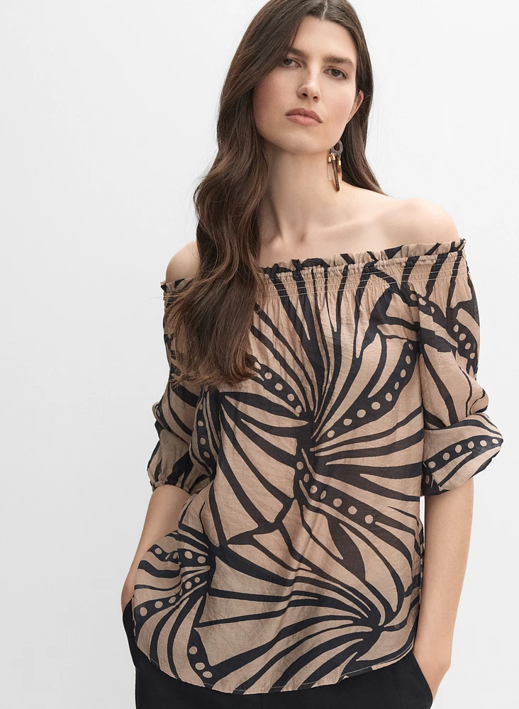 Off-The-Shoulder Blouse