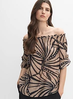 Off-The-Shoulder Blouse