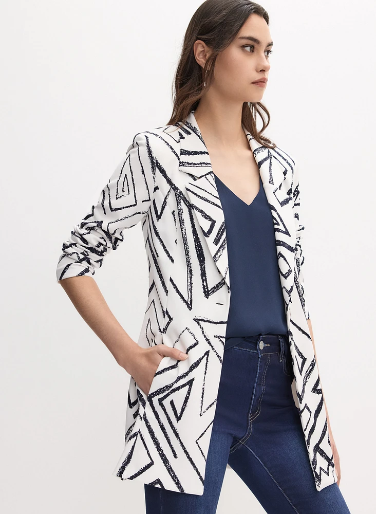 Joseph Ribkoff - Blazer à col cranté motif abstrait