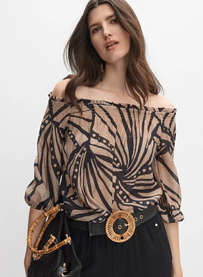 Off-The-Shoulder Blouse