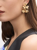 Boucles d'oreilles florales