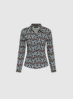 Abstract Print Top