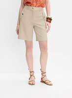 Short bermuda à boutons