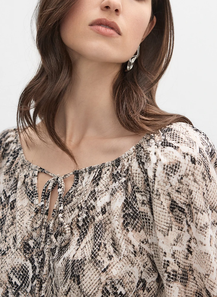 Joseph Ribkoff - Snake Print Blouse