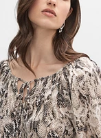 Joseph Ribkoff - Snake Print Blouse