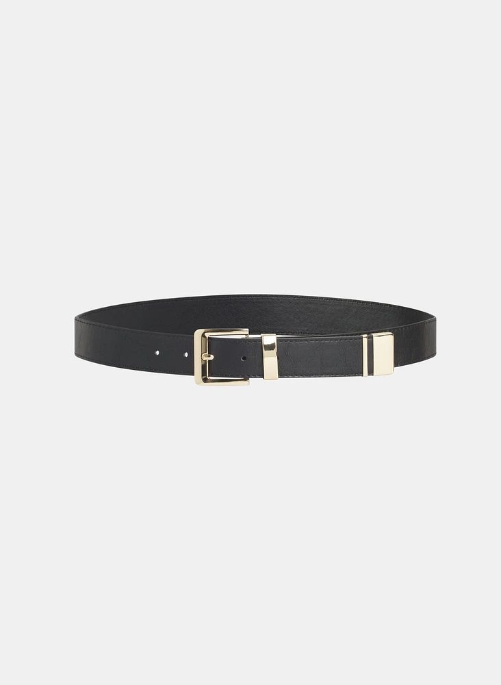 Ceinture à boucle carrée
