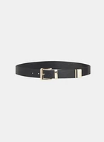Ceinture à boucle carrée