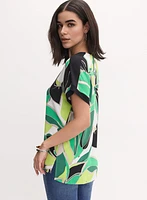Joseph Ribkoff - Palm Print Blouse