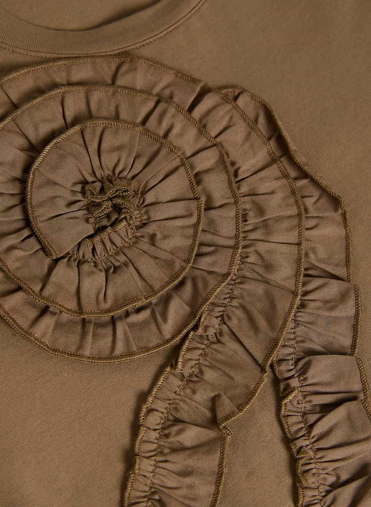 Frill Appliqué Top