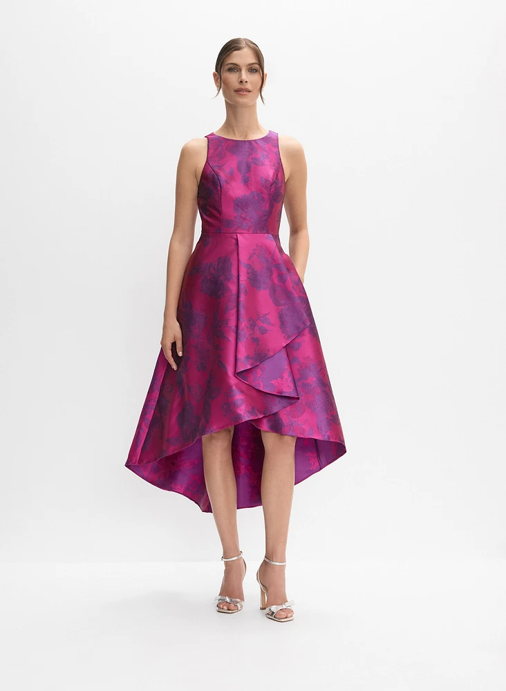 Jacquard Fit & Flare Dress