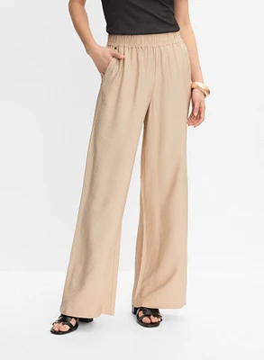 Pantalon large à enfiler