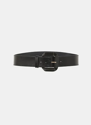 Ceinture à boucle en résine