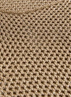 Metallic Open Knit Sweater