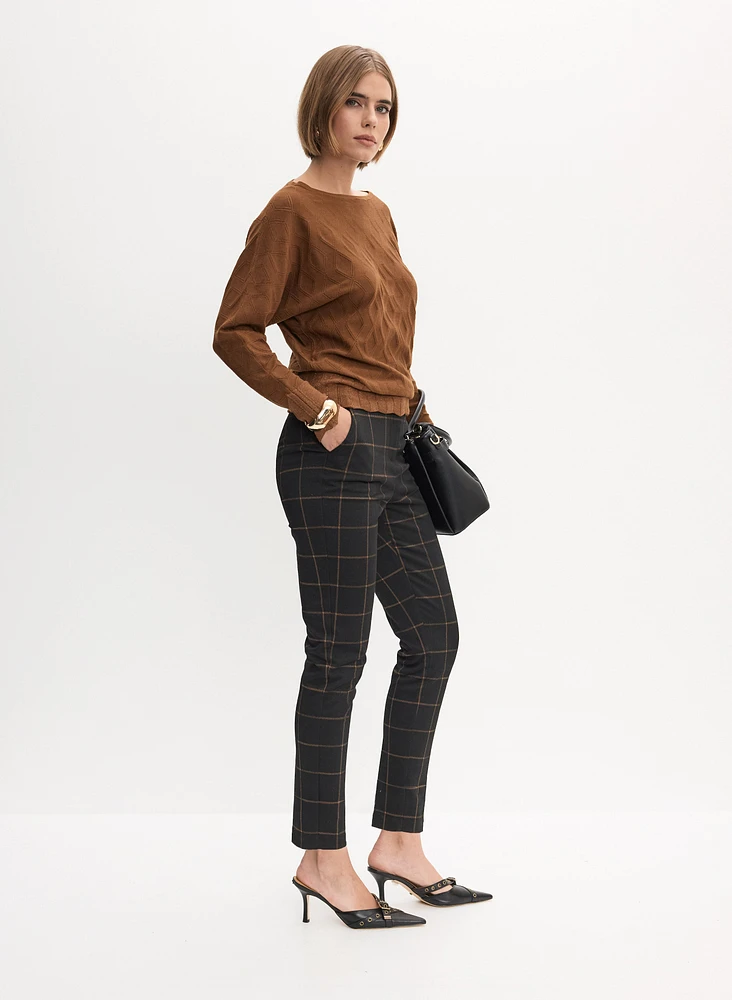 Pantalon Juliette à carreaux