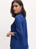 Satin Utility Blouse