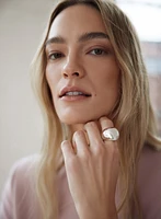 Bague à forme bombée