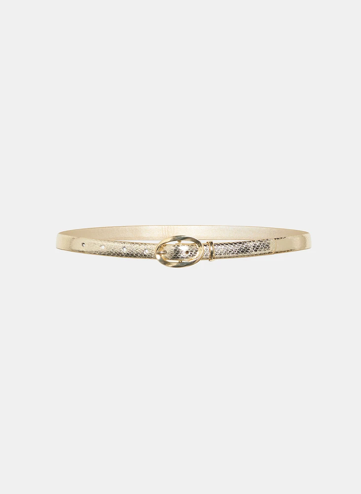 Snake Textured Belt