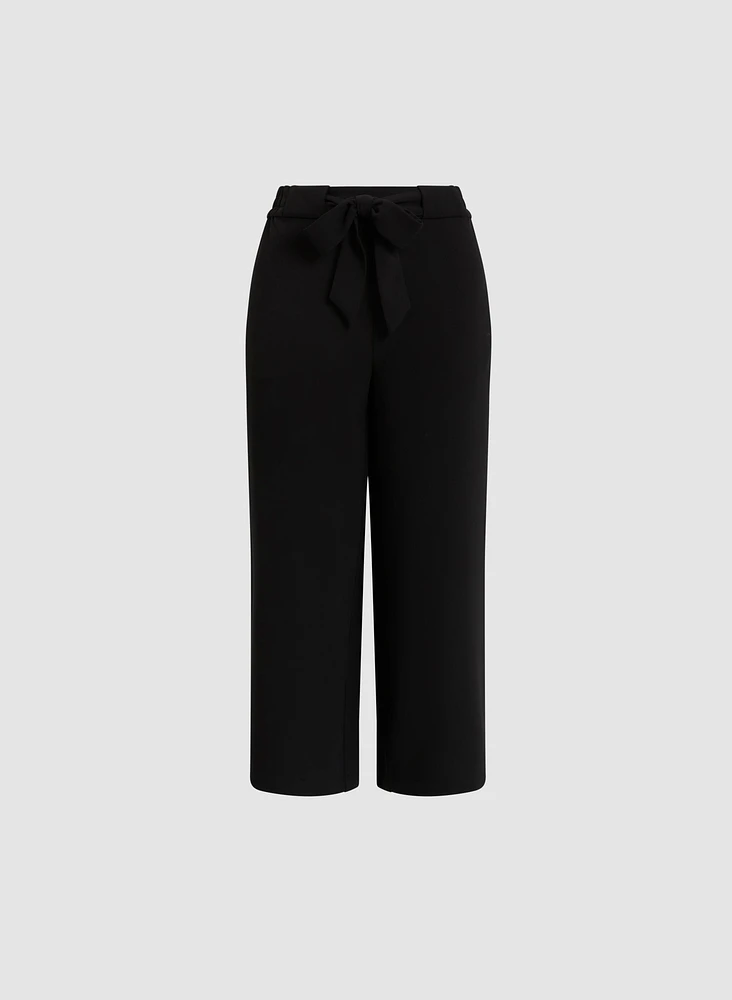 Belted Pull-On Pants