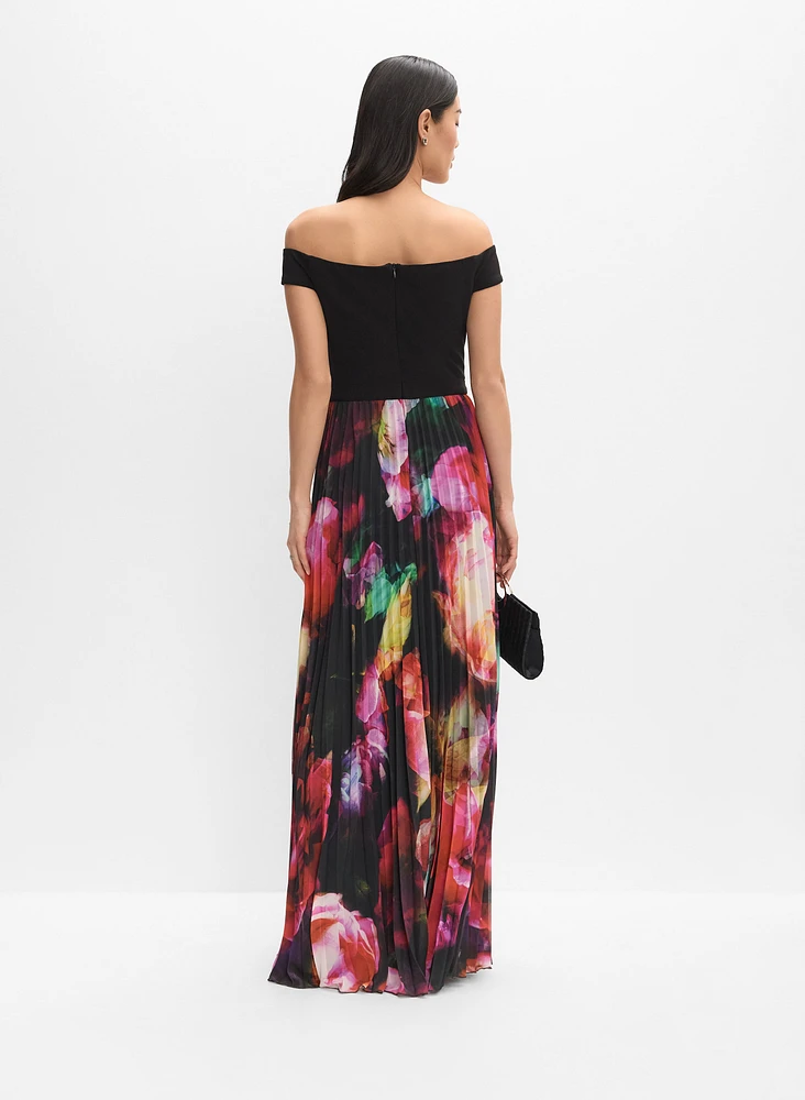Robe maxi florale