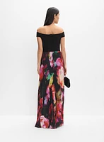 Robe maxi florale