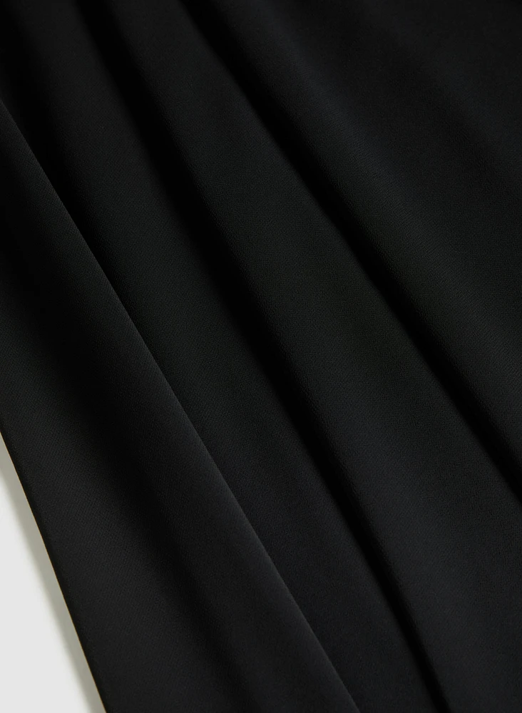 Asymmetric Chiffon Cape