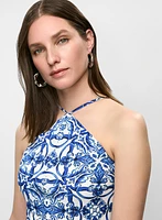 Robe à motif géométrique
