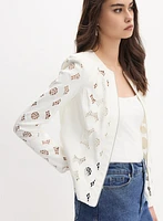 Joseph Ribkoff - Lace Panel Jacket
