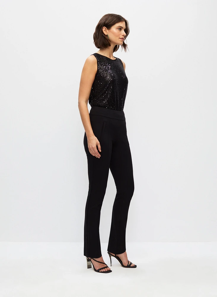 Madison Slim Leg Pull-On Pants